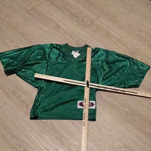 Pro Logo Mens green Short Sleeve V Neck Pullover sports jersey Youth - Picture 1 of 1